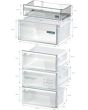 Siemens KG39NVIBG, Free-standing fridge-freezer with freezer at bottom