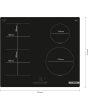 Bosch PWP611BB5B, Induction hob