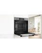 Bosch HQA574BS3B, Built-in oven with added steam function