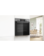 Bosch HQA534BS3B, Built-in oven with added steam function