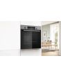 Bosch HQA574BS3B, Built-in oven with added steam function