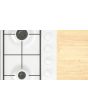 Bosch PBP6B2K60, Gas hob