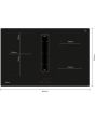 Neff V58NBS1L0, Induction hob with integrated ventilation system