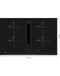 Neff V68FUX4L0, Induction hob with integrated ventilation system