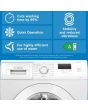 Bosch WGE03408GB, Washing machine, front loader