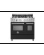 Bertazzoni MAS95C2ENEC Master 90cm Range Cooker Twin Oven Dual Fuel Matt Black