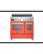 Bertazzoni PRO95I2EART Professional 90cm Range Cooker Twin Oven Induction Gloss Orange