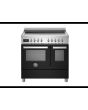 Bertazzoni PRO95I2ENET Professional 90cm Range Cooker Twin Oven Induction Gloss Black