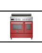 Bertazzoni PRO95I2EROT Professional 90cm Range Cooker Twin Oven Induction Gloss Red