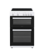 Statesman 60cm Double Oven Electric Ceramic Cooker - White