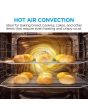 Midea MBOD70M30D0-SS Multifunction Built-In Double Oven - Stainless Steel - AA Rated