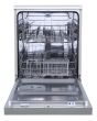Midea MDWPF1233C(S)-WG-UK 12 Place Setting Freestanding 60cm Dishwasher - Silver