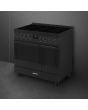 Smeg C92IPN2 90cm Classic Pyrolytic Induction Range Cooker - Matt Black