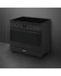 Smeg C9IMN2 90cm Single Cavity Range Cooker with Induction Hob, Black