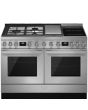 Smeg CPF120IGMPX 120cm Portofino Dual Fuel Range Cooker, Stainless Steel