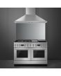 Smeg CPF120IGMPX 120cm Portofino Dual Fuel Range Cooker, Stainless Steel