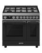 Smeg CPF92GMA 90cm Portofino Dual Fuel Range Cooker, Anthracite
