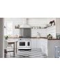 Smeg CPF92GMWH 90cm Portofino Dual Fuel Range Cooker, White