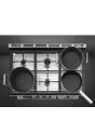 Smeg CPF92GMX 90cm Portofino Dual Fuel Range Cooker, Stainless Steel