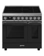 Smeg CPF92IMA 90cm Portofino Electric Range Cooker, Anthracite