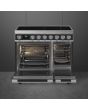 Smeg CPF92IMA 90cm Portofino Electric Range Cooker, Anthracite