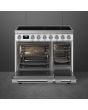 Smeg CPF92IMWH 90cm Portofino Electric Range Cooker, White
