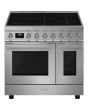 Smeg CPF92IMX 90cm Portofino Electric Range Cooker, Stainless Steel