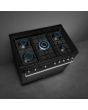 Smeg CX91GMBL 90cm Concert Dual Fuel Range Cooker, Black