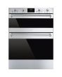 Smeg DUSF6300X Classic Under Counter Double Oven, Stainless Steel