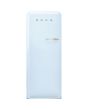 Smeg FAB28LPB5UK 60cm 50s Style Left Hand Hinge Fridge with Icebox, Pastel Blue