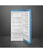 Smeg FAB28RDLB5 60cm 50s Style Right Hand Hinge Fridge with Icebox, Azzurro