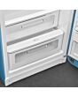 Smeg FAB28RDLB5 60cm 50s Style Right Hand Hinge Fridge with Icebox, Azzurro