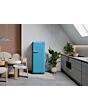 Smeg FAB28RDLB5 60cm 50s Style Right Hand Hinge Fridge with Icebox, Azzurro