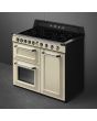 Smeg TR103IP2 100cm Victoria Electric Range Cooker, Cream