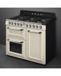 Smeg TR103P 100cm Victoria Dual Fuel Range Cooker, Cream