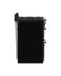 Smeg TR4110BL1 110cm Victoria Dual Fuel Range Cooker, Black