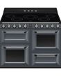 Smeg TR4110IGR2 110cm Victoria Electric Range Cooker, Slate Grey
