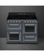 Smeg TR4110IGR2 110cm Victoria Electric Range Cooker, Slate Grey