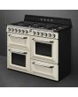 Smeg TR4110P1 110cm Victoria Dual Fuel Range Cooker, Cream