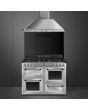 Smeg TR4110X-1 110cm Victoria Dual Fuel Range Cooker, Stainless Steel
