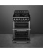 Smeg TR62IBL2 60cm Victoria Electric Cooker, Black
