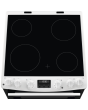 AEG CCX6540ACW Ceramic Electric Cooker with Double Oven