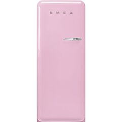 Smeg FAB28LPK6 Retro Fridge Freezer Left Hand Hinge - Pink
