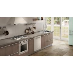 Smeg SR975PGH 69cm Victoria Gas Hob, Cream