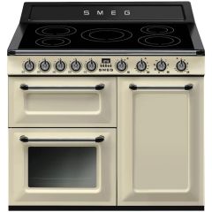 Smeg TR103IP2 100cm Victoria Electric Range Cooker, Cream