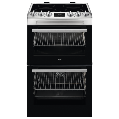 AEG CCX1530ACM Ceramic Electric Cooker with Double Oven