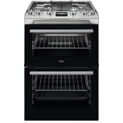 AEG CGX6130ACM Gas Cooker with Double Oven
