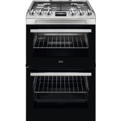 AEG CGX1130ACM Gas Cooker with Double Oven