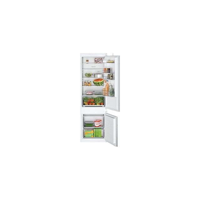 Bosch KIV87NSE0G, Built-in fridge-freezer with freezer at bottom