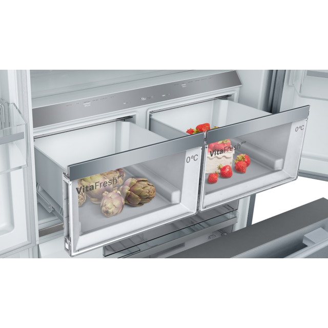 Bosch KFF96PIEP, French door bottom freezer, multi door